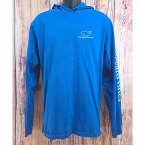 Vineyard Vines Mens Blue Lightweight Hoodie Medium